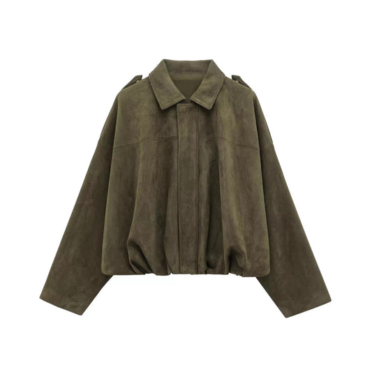 "Zarah" Suede Jacke